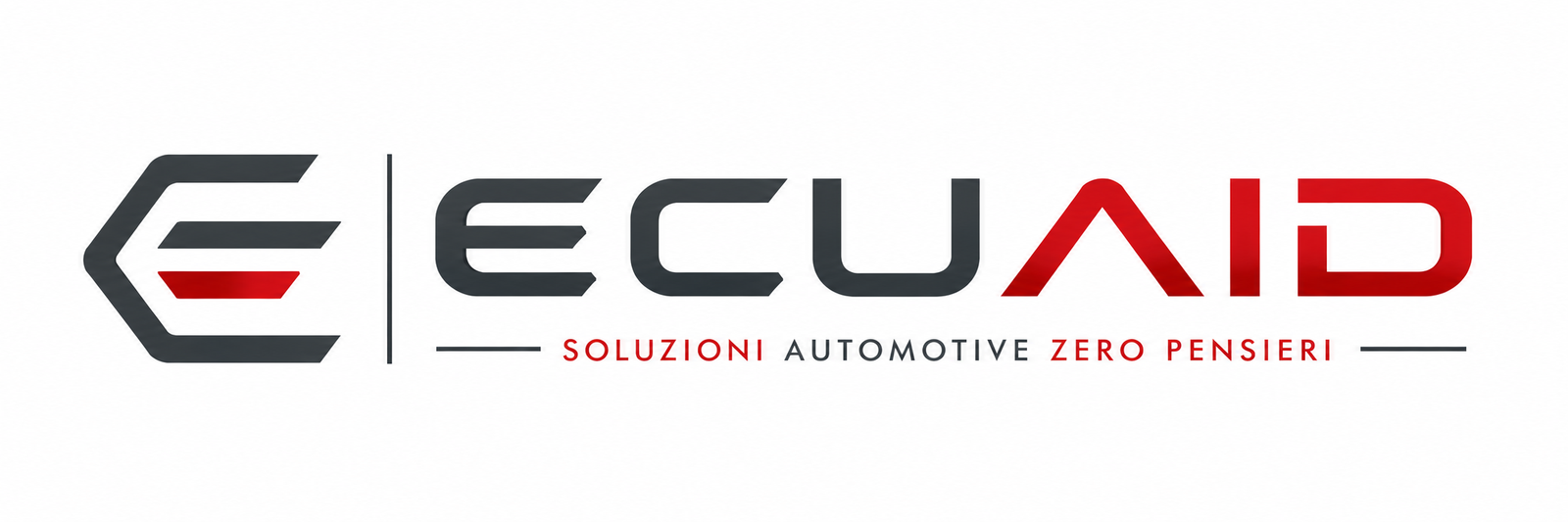 logo ecuaid con emblema geometrico